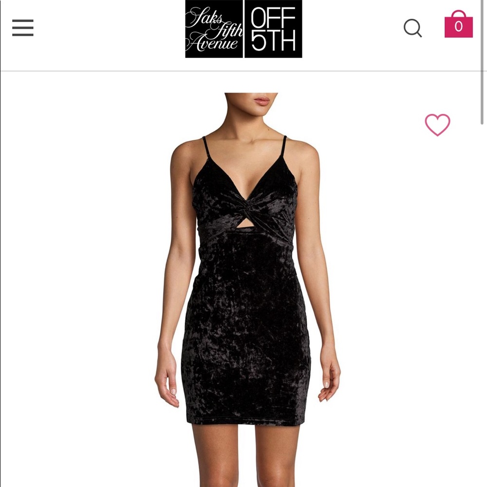 Free people black velvet dress